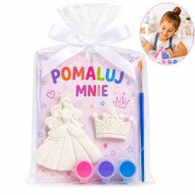 Kreatywny zestaw DIY do malowania dla dziecka Księżniczka i korona