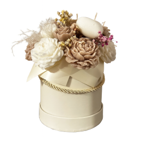 FLOWERBOX  ze świec sojowych Boho style  Candlebox